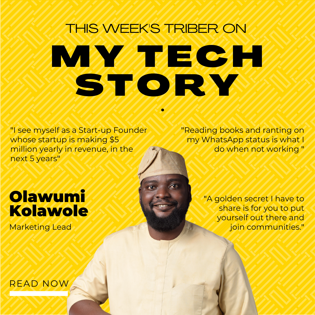 MyTechStory: Meet Olawumi, A Marketing Lead.